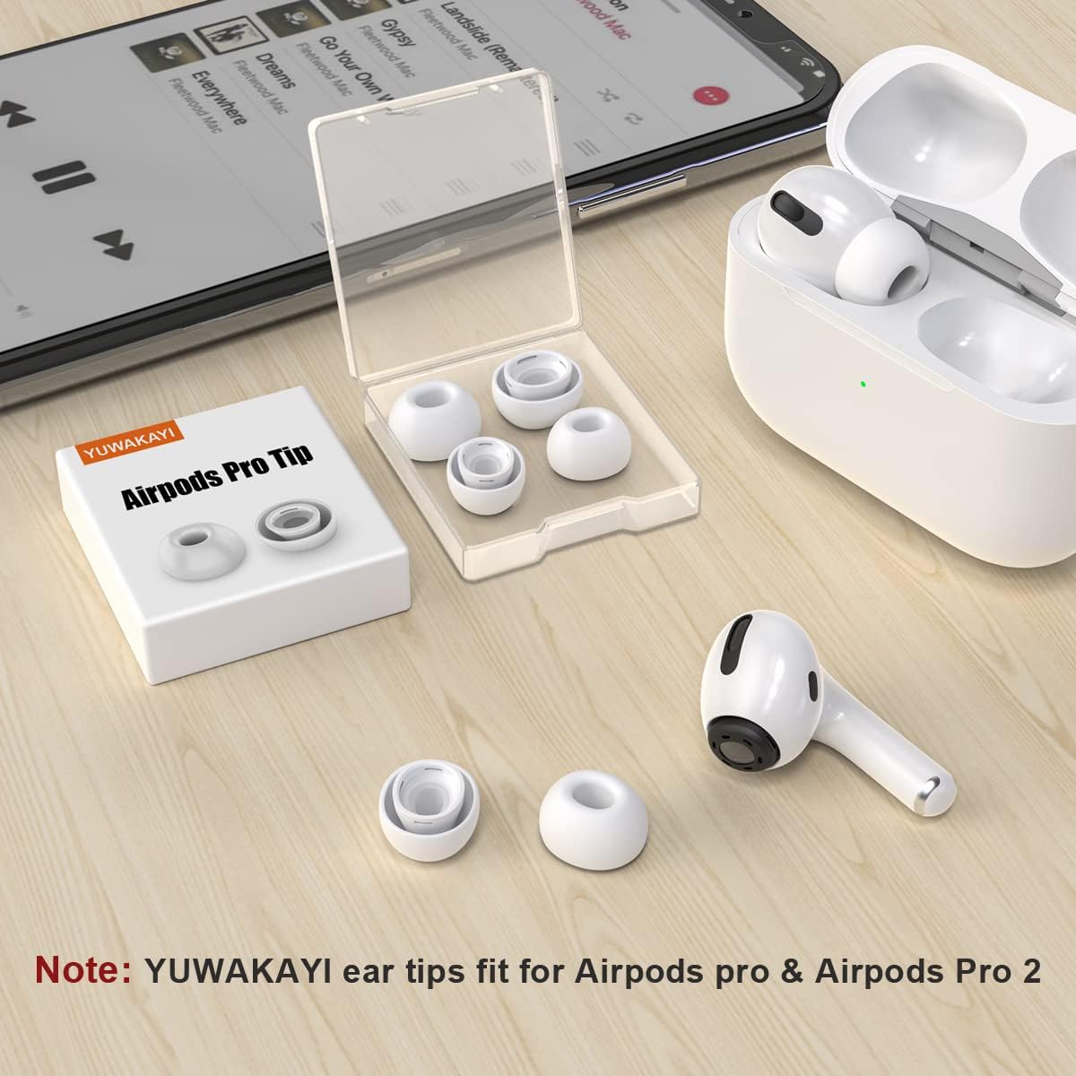 Premium Silicone Ear Tips for AirPods Pro™