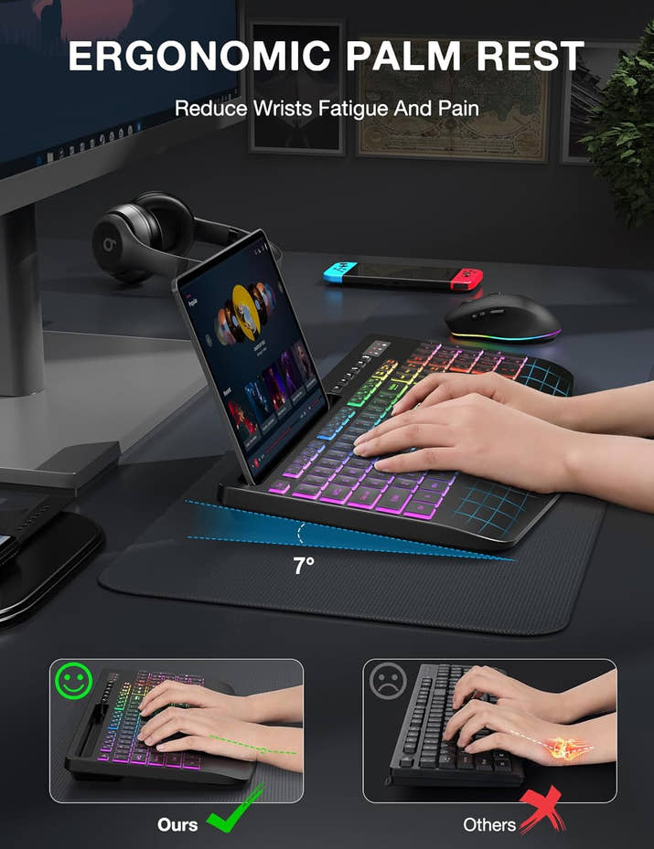 ErgoGlow Wireless Keyboard & Mouse Combo™