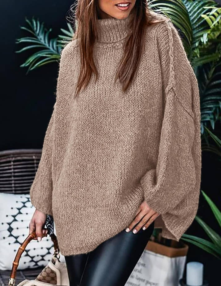 Chic Oversized Turtleneck Sweater™