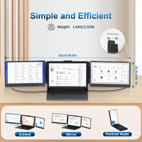 Portable Dual/Triple Monitor Hub™