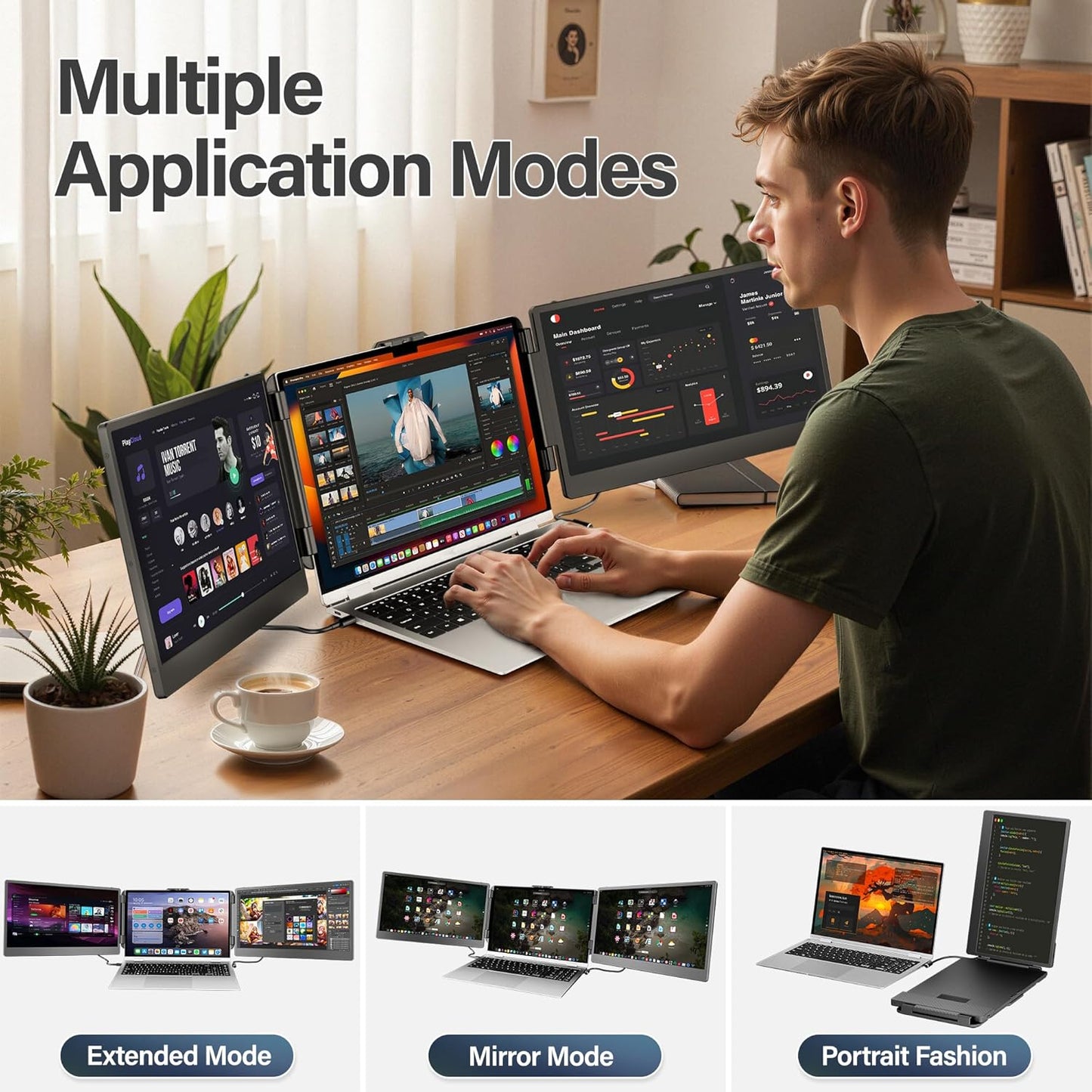 Portable Dual/Triple Monitor Hub™